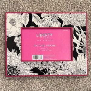 Liberty of London Pink and Black Floral Frame